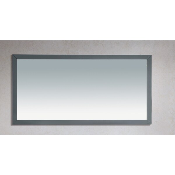 Fully Framed 60 Maple Grey Mirror